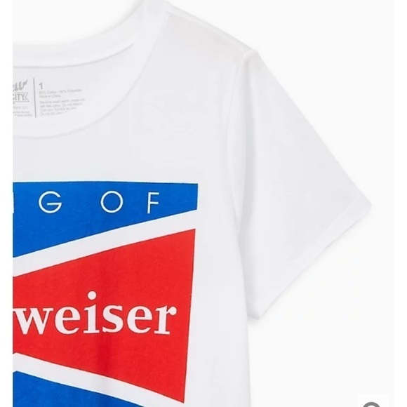 TORRID classic fit crew tee, Budweiser beer - Picture 3 of 6